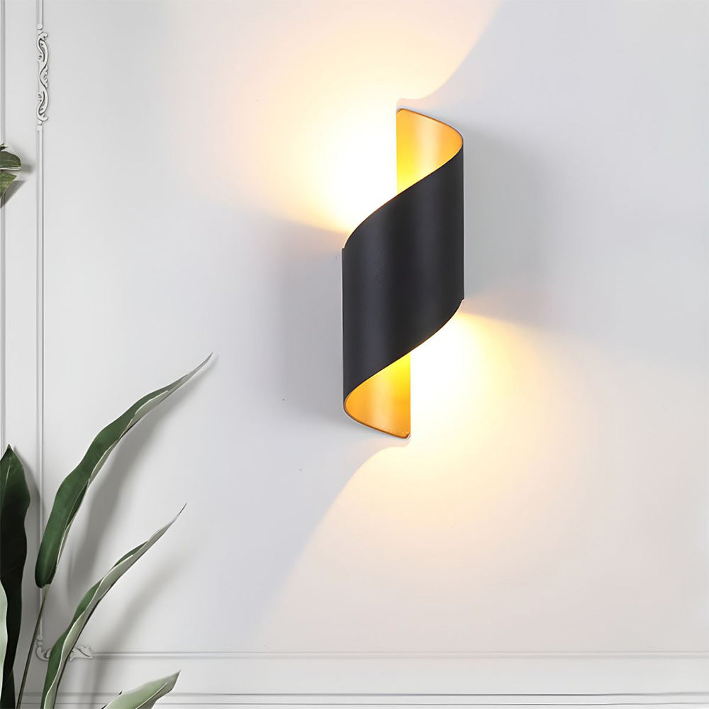 LED-Wandlampe mit minimalistischem Aluminiumdesign