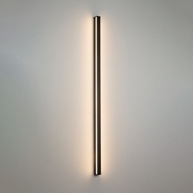 Moderne schwarze LED-Wandleuchte Bar