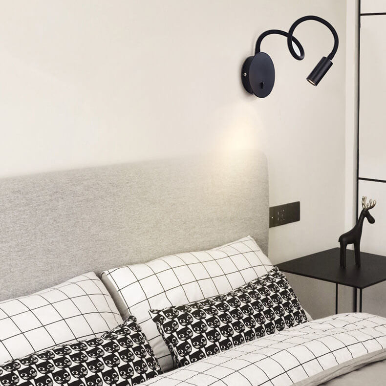 FlexiGlow – Moderne LED-Wandleuchte mit 360 Grad verstellbarem Licht