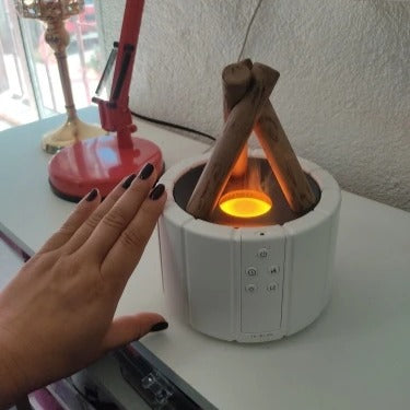 Lagerfeuer Diffuser - Flammen-Effekt, Ultraschall, Duftnebel