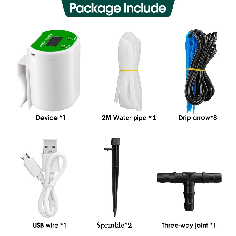 Automatisches Pflanzenbewässerungssystem mit USB – Effiziente Tropfbewässerung