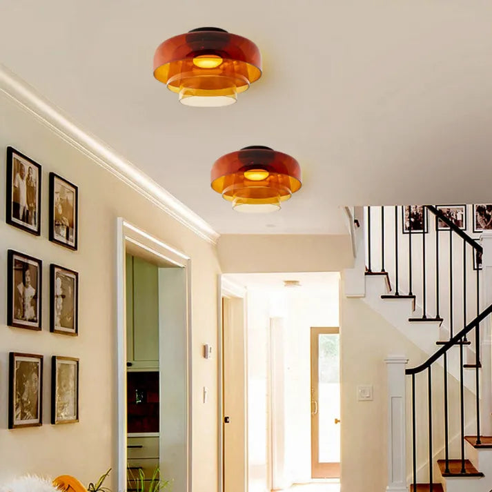 Garduru – Vintage-Inspirierte Glas-Deckenlampe für eine kühne, mittelalterliche Atmosphäre