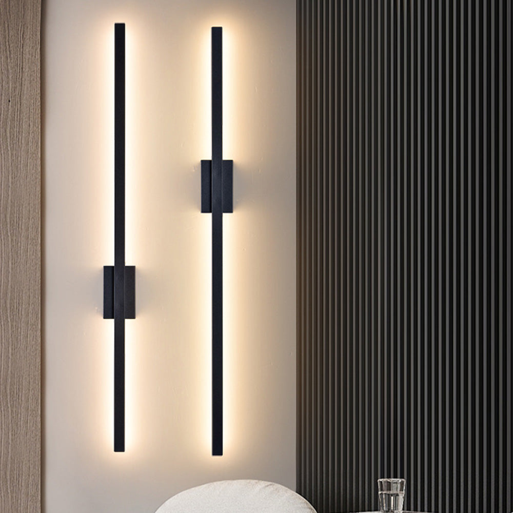 Industrielle Minimalistische Lange LED Eisen Wandleuchten für Zeitgenössische Wohnzimmerdekoration und Stilvolle Beleuchtung