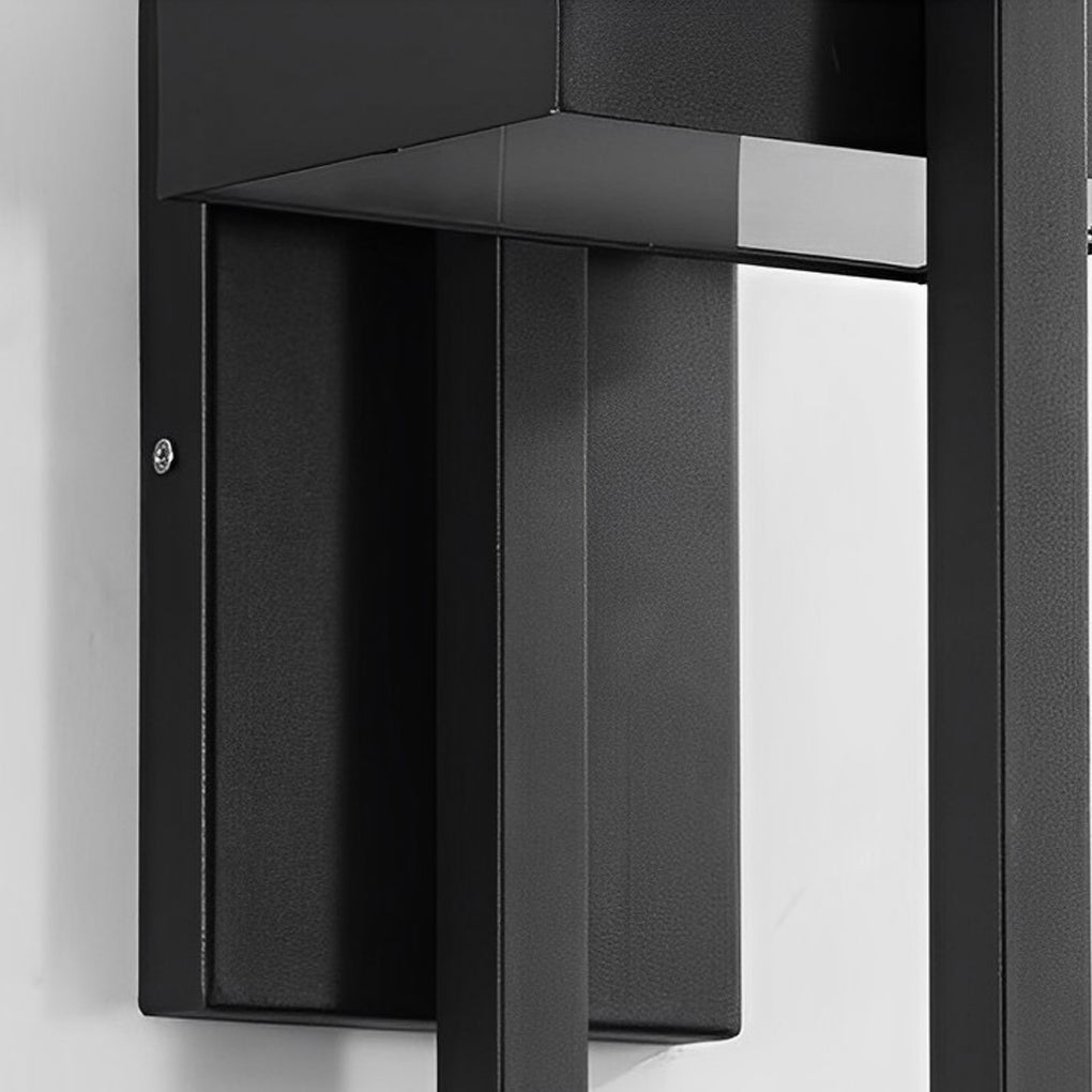 Außenwandleuchte Moderne Schwarze LED-Lampe