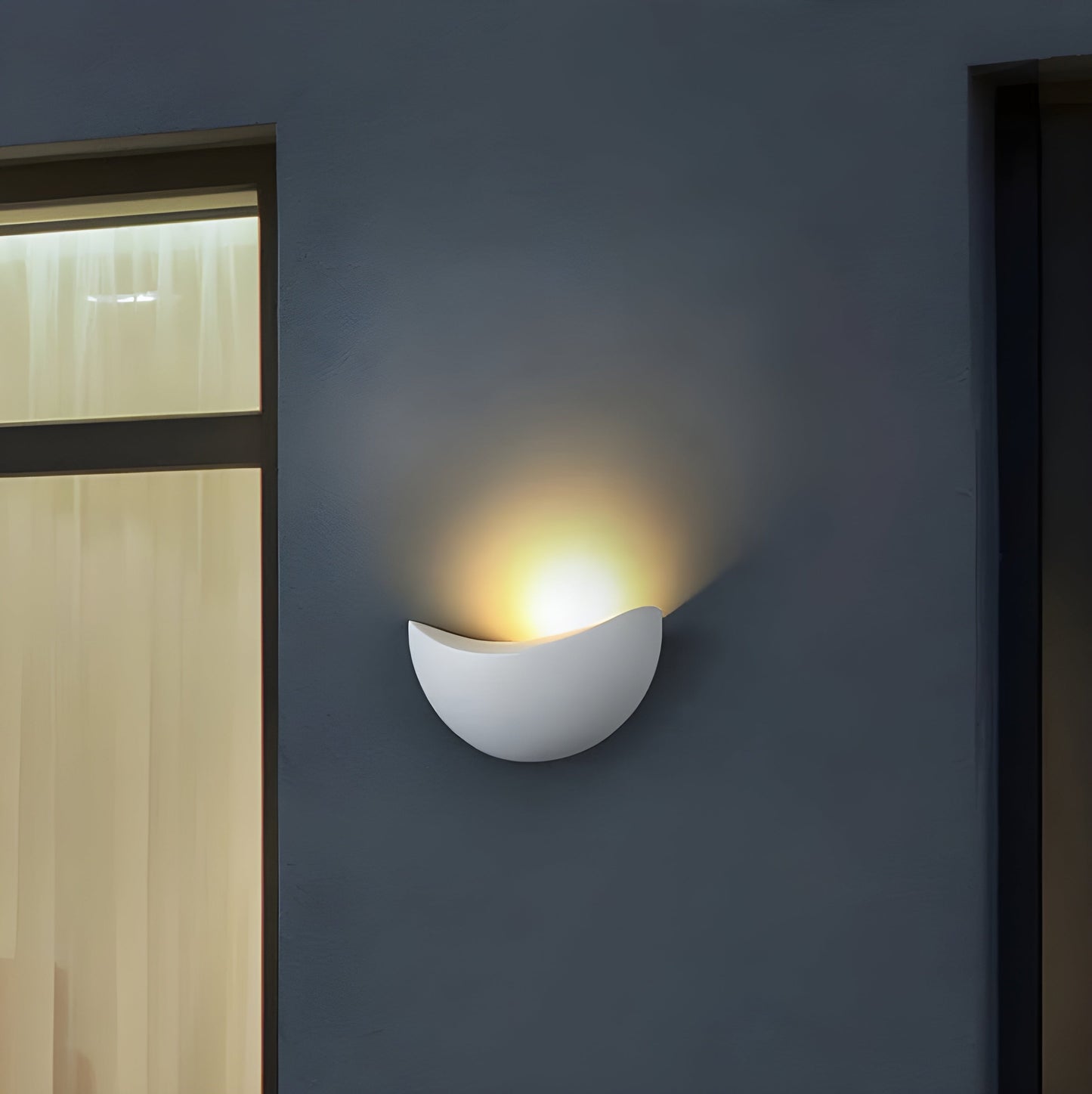 Garduru Light - Minimalistische halbkreisförmige LED-Wandleuchte