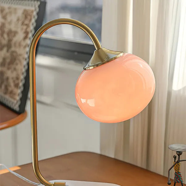 Tischlampe Marshmallow - Modernes Design aus Metall und Glas mit sanfter Beleuchtung