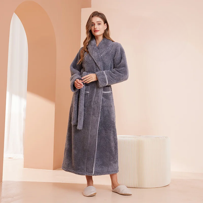 Winter Flanellbademantel | LumeCozy