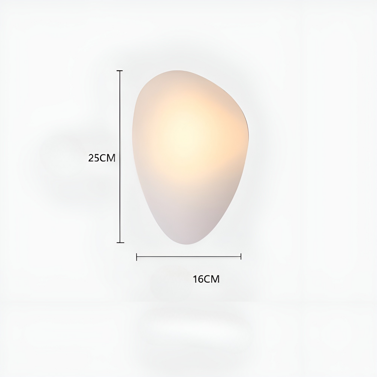 Garduru Light – Nordische Kieselstein-Style LED-Wandleuchte