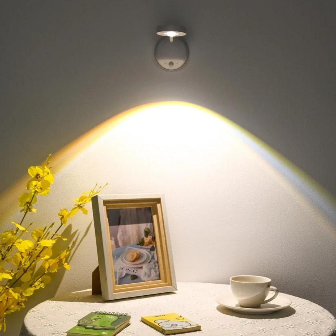 Garduru Drahtlose LED-Spot mit Bewegungsmelder