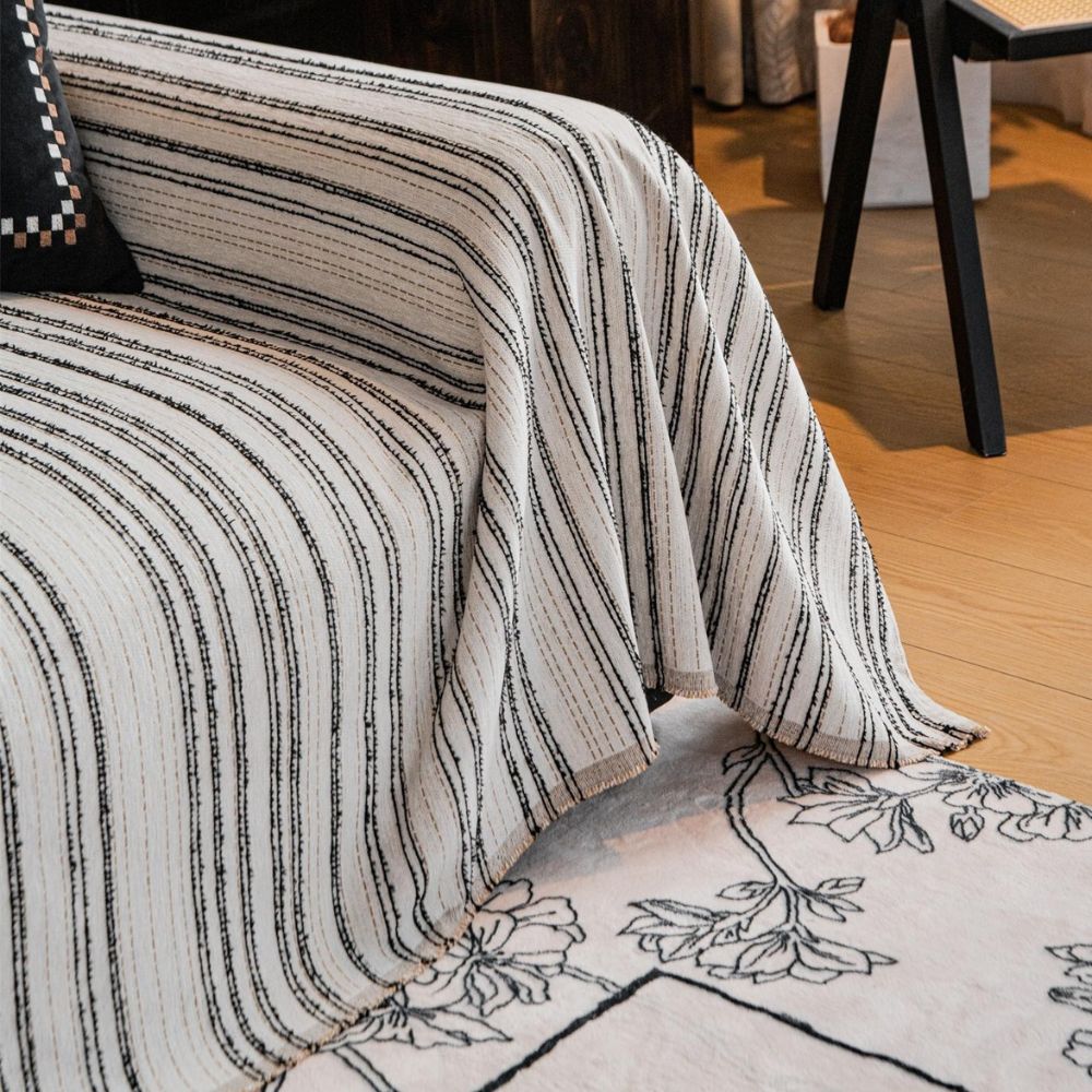 Regal Stripes Chenille Sofabezug