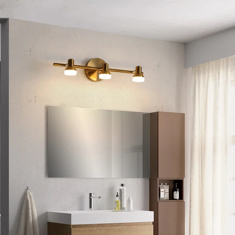Drehbare Vintage LED Wandlampe Spiegel Leuchte 2-3 Köpfe