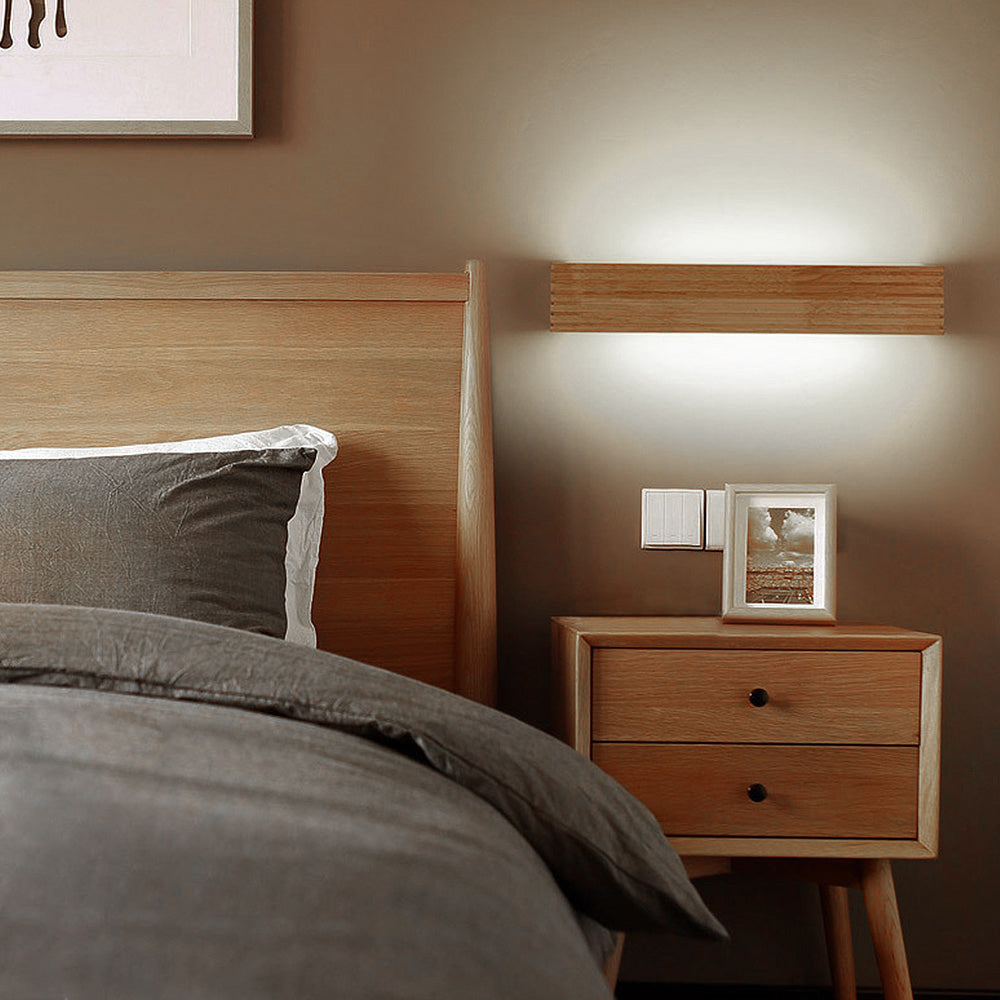 Wandleuchte Modern Holz LED Leuchte