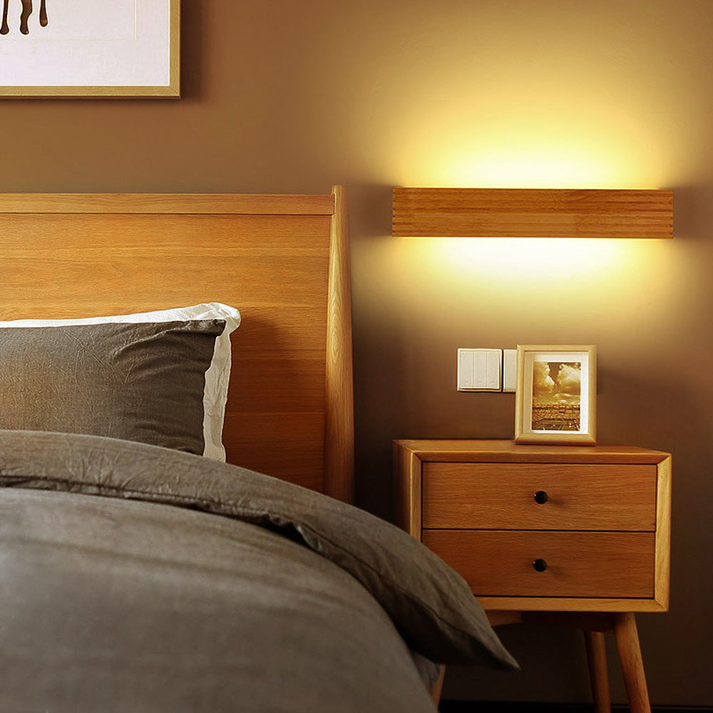 Wandleuchte Modern Holz LED Leuchte