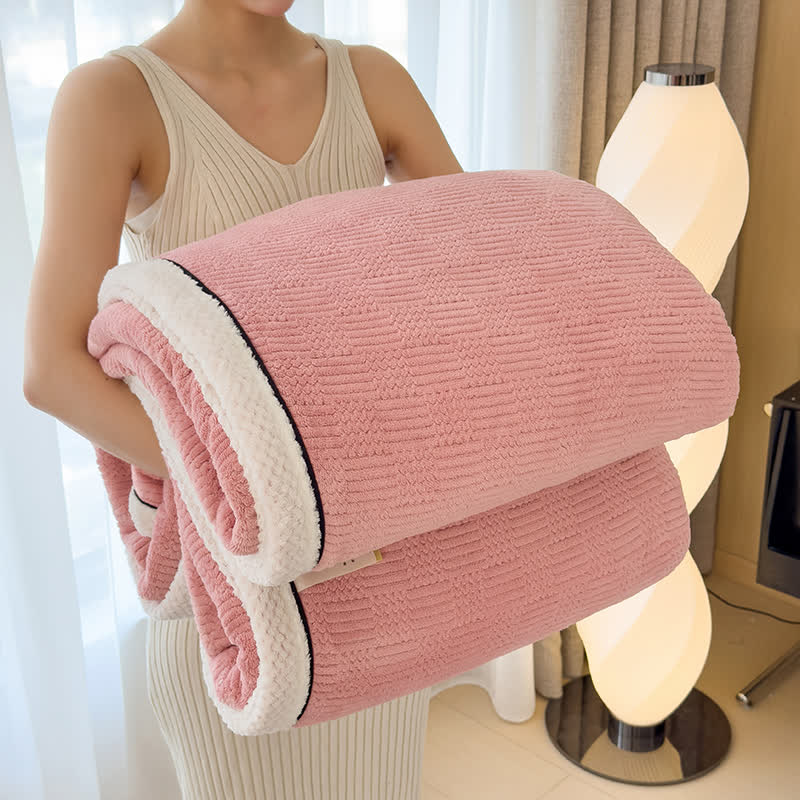 Flauschige Wendbare Fleece-Decke