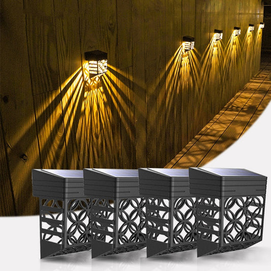 Wandlampe LED Außen – Solarbetriebene Dekolampe für Garten und Weg