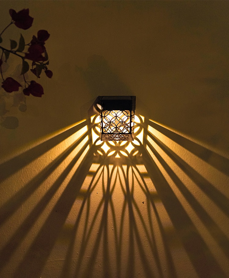 Wandlampe LED Außen – Solarbetriebene Dekolampe für Garten und Weg