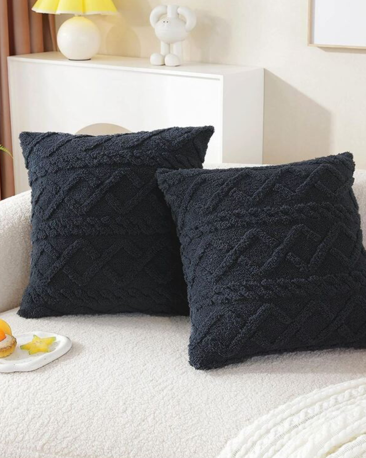 ZenWeave – Luxuriöses Reliefkissen mit subtiler geometrischer Gestaltung für einen stilvollen Innenraum