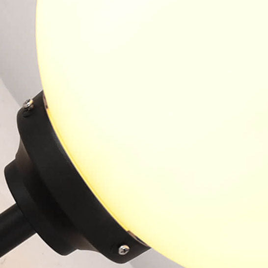 Garduru-betriebene LED-Globus-Wandleuchte – Elegante Außenlampe für Wege & Eingänge