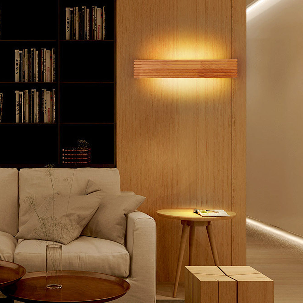 Wandleuchte Modern Holz LED Leuchte