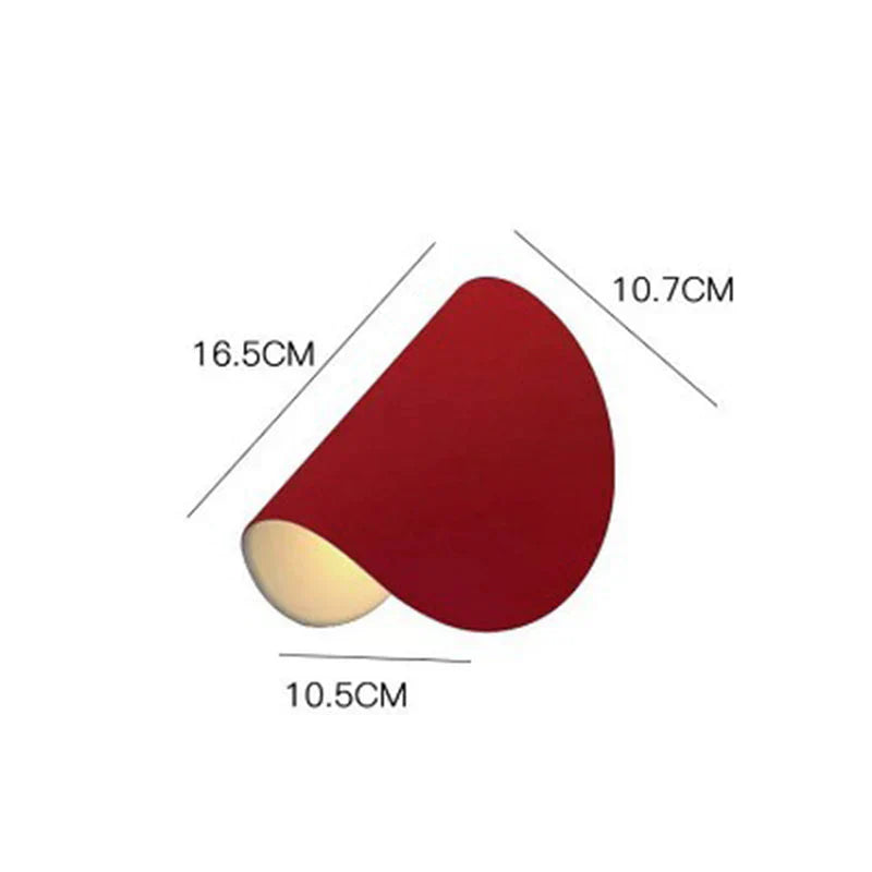 Moderne Farbige LED-Wandleuchte im Stilvollen Design