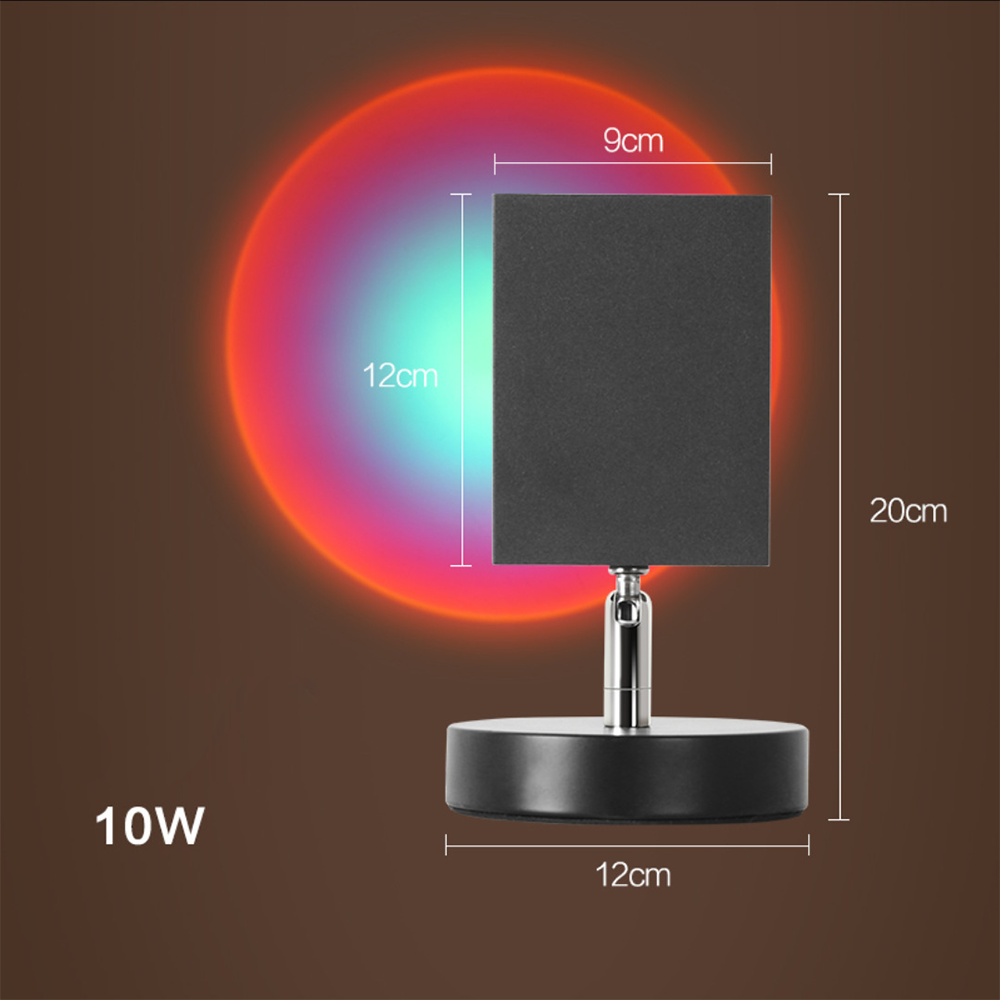 Garduru – Moderne Retro Sonnenuntergang Tischlampe mit sanfter Ambiente-Beleuchtung