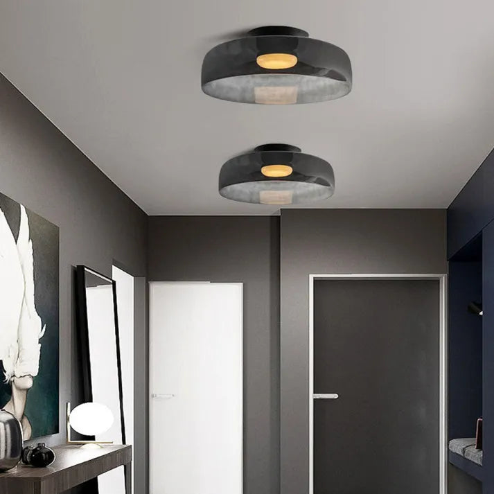 Garduru – Vintage-Inspirierte Glas-Deckenlampe für eine kühne, mittelalterliche Atmosphäre