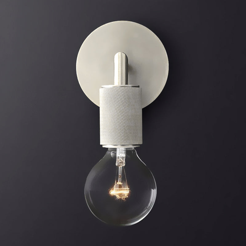 Wandleuchte Messing Metall Doppelbulb Wandlampe