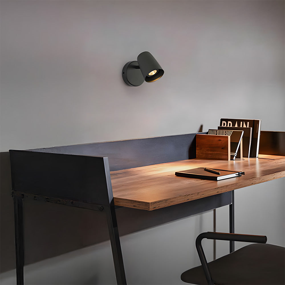 Moderne Minimalistische Eisen Wandlampe – Verstellbare Spotlight Wandleuchte für Schlafzimmer und Wohnzimmer, Langlebiges Design