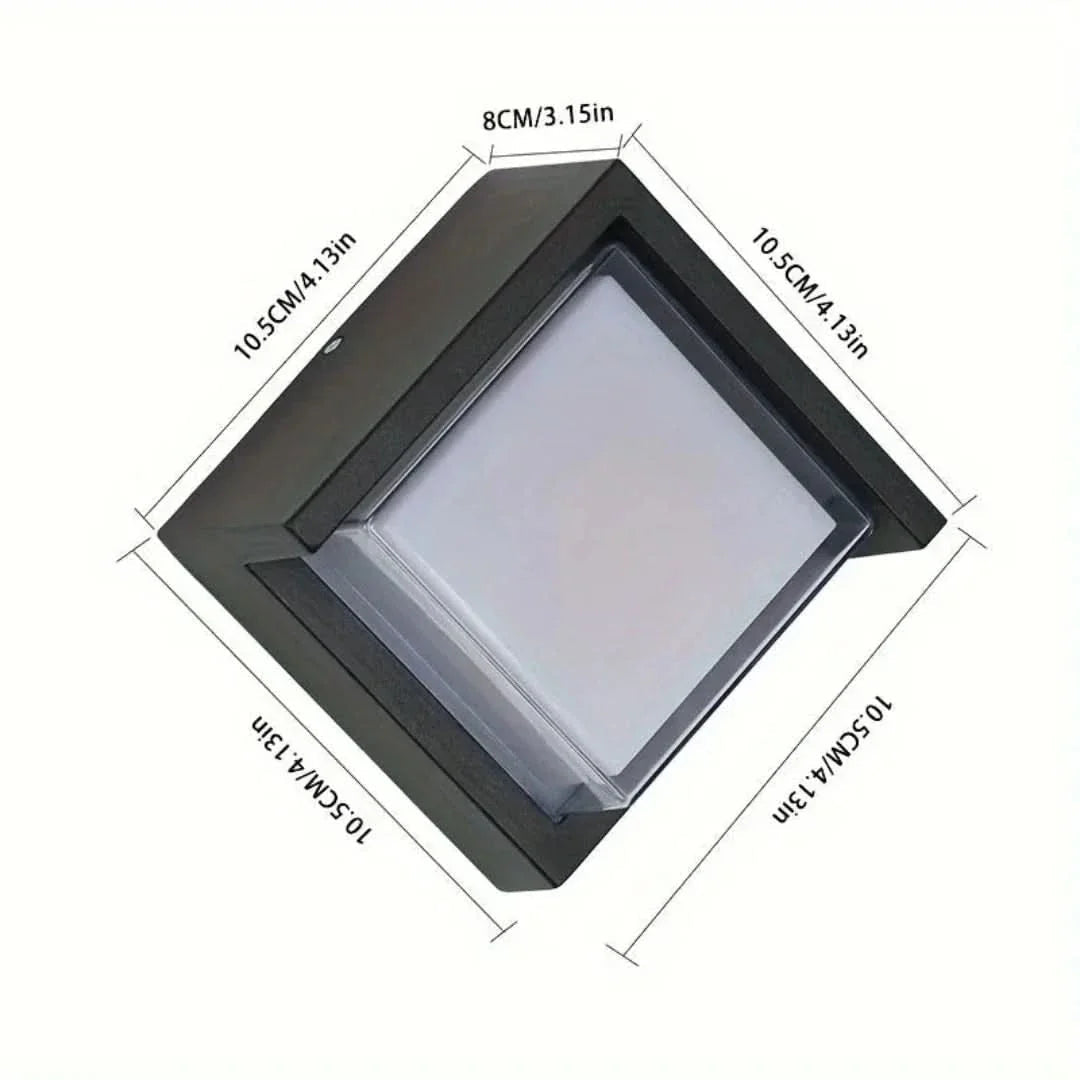 Garduru - Wetterfeste LED-Wandlampe für Außenbereiche mit einfacher Montage