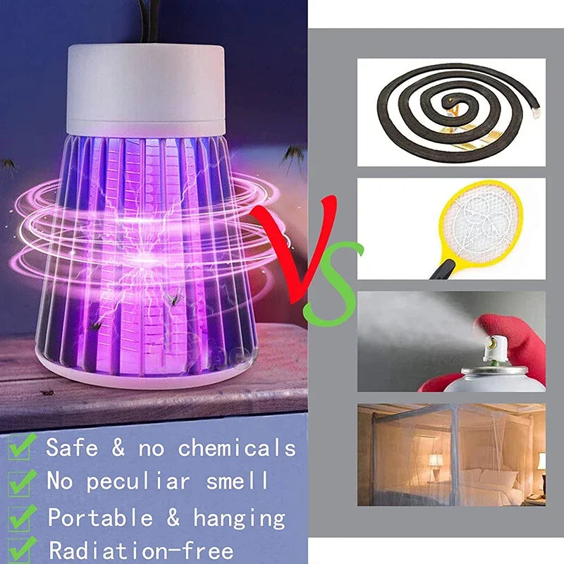 ZapPro Mückenfalle - USB wiederaufladbar Innen- & Außen UV Licht