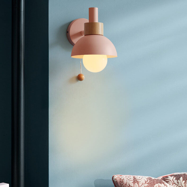Wandleuchte Modern Bunte Metall-Kugel-Schirm