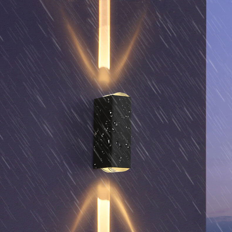 Moderne wasserdichte LED-Design-Außenwandleuchte