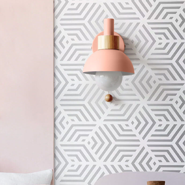 Wandleuchte Modern Bunte Metall-Kugel-Schirm
