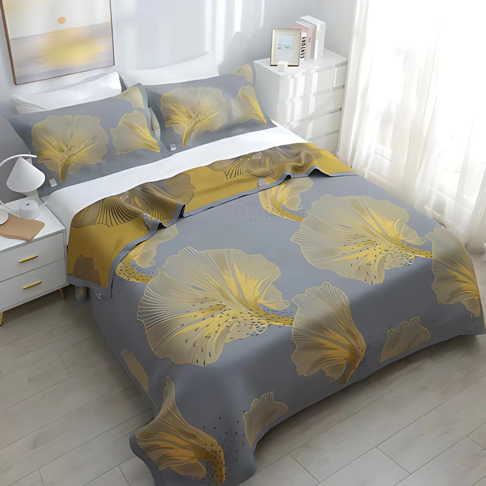 Zantedeschia-Blumen Wende-Cotton-Decke