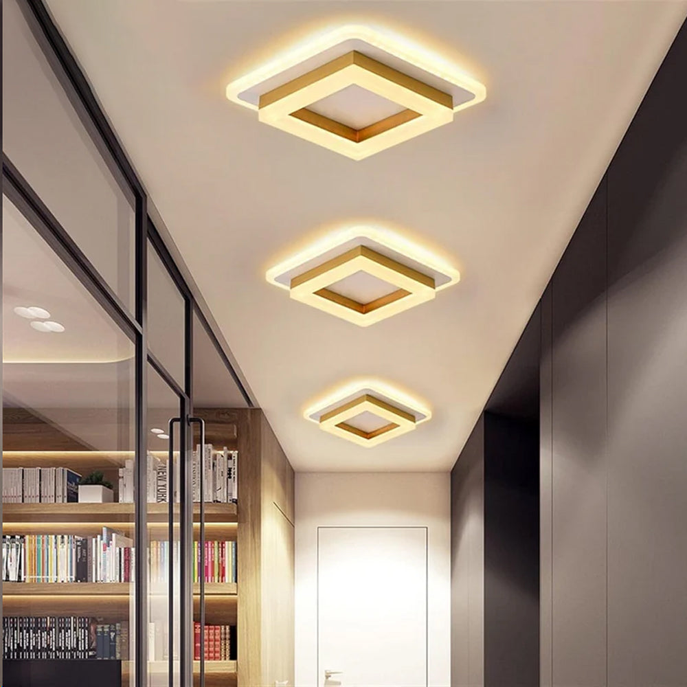 Deckenleuchte Modern Quadrat LED Einbauleuchte