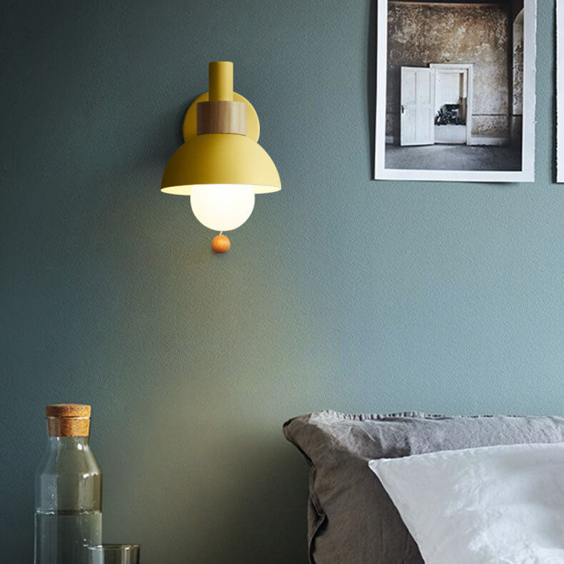 Wandleuchte Modern Bunte Metall-Kugel-Schirm