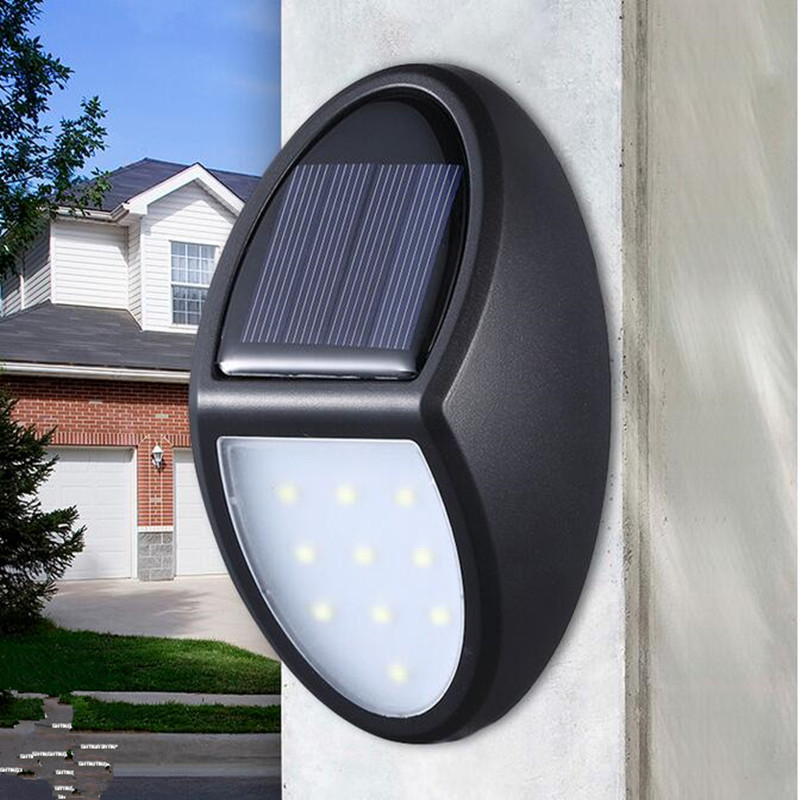 Solar LED Wandlampe für außen – wetterfest, energiesparend und mit Bewegungsmelder