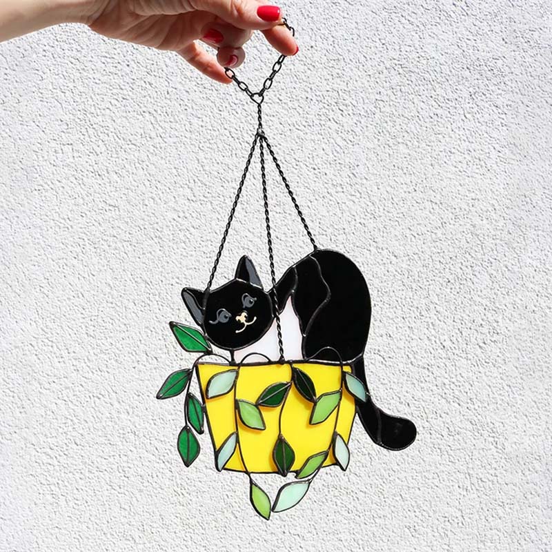 Garduru „Katze im Blumentopf