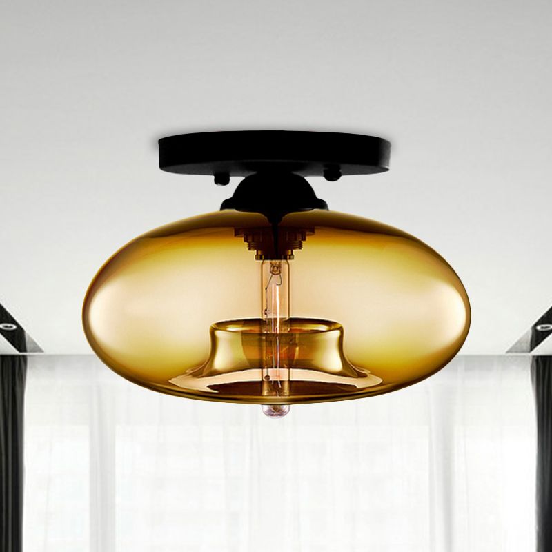 Industrielle Art Deco Globe Unterputz Deckenleuchte Wohnzimmer