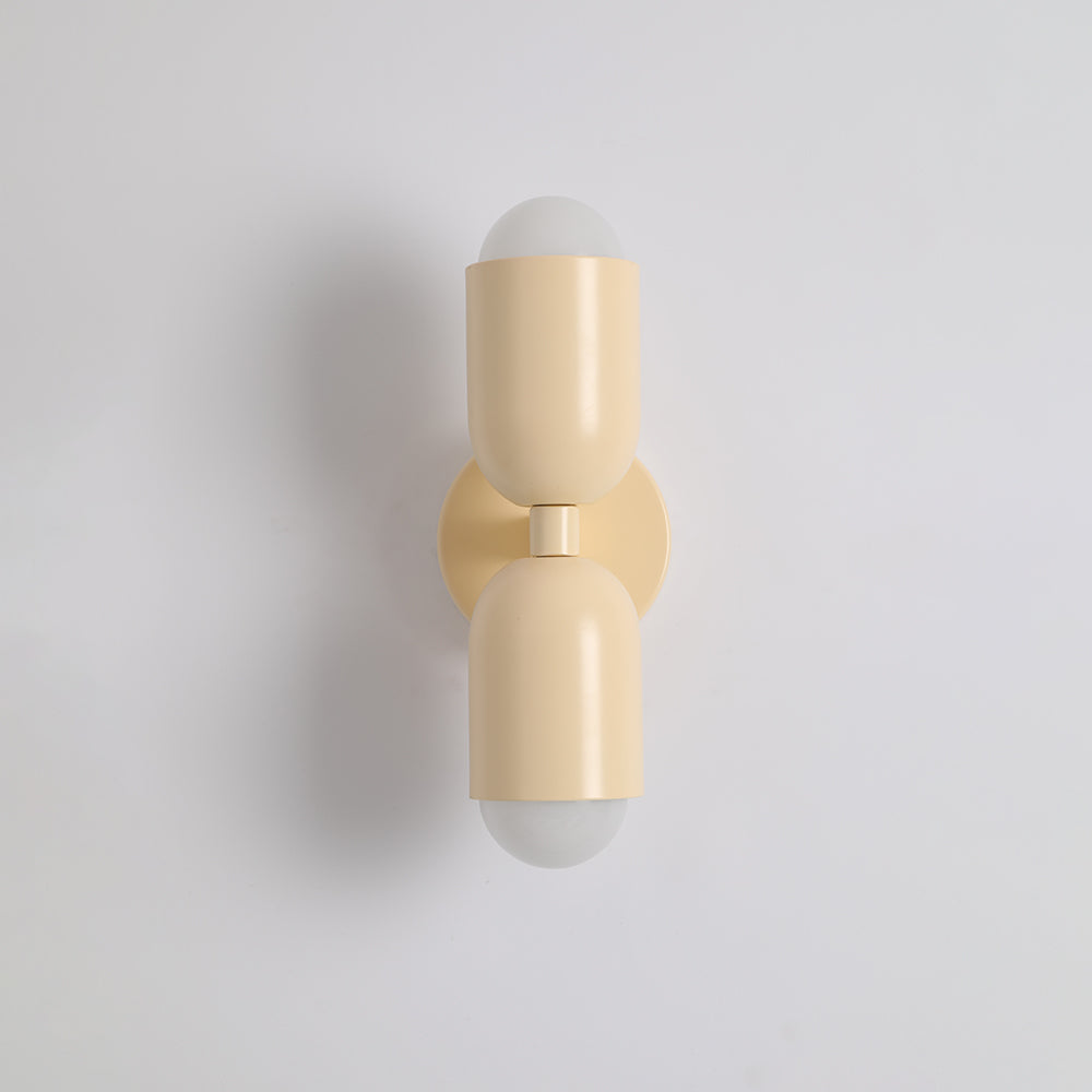 Morandi Moderne LED-Wandleuchte 2-flammig Schwarz Innen/Flur Metall