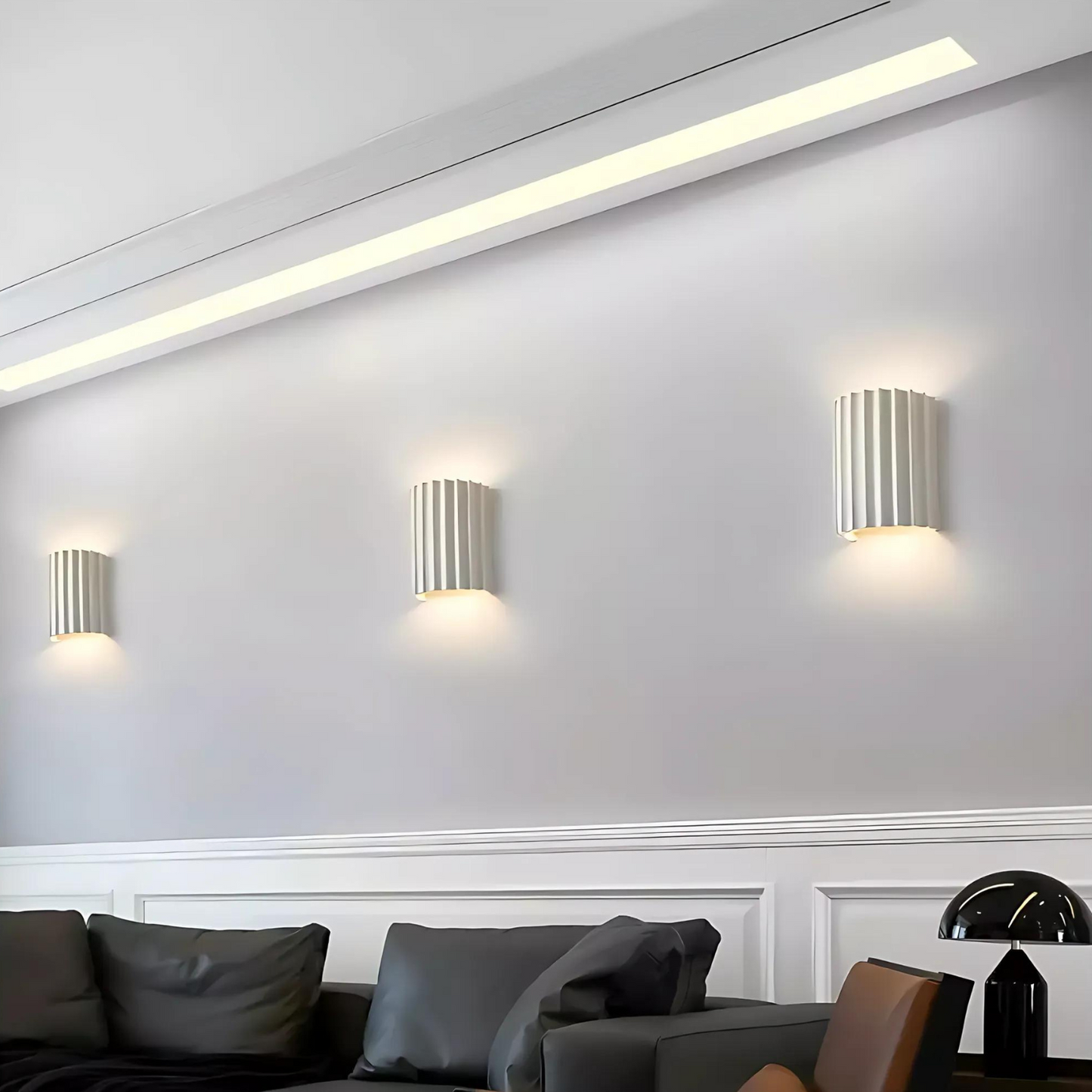 LumiWave – Wandleuchte mit wellenförmigem Design für ein modernes Interieur