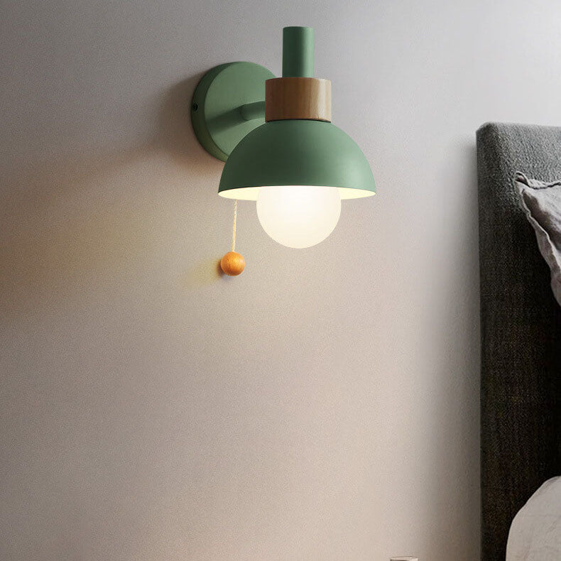 Wandleuchte Modern Bunte Metall-Kugel-Schirm