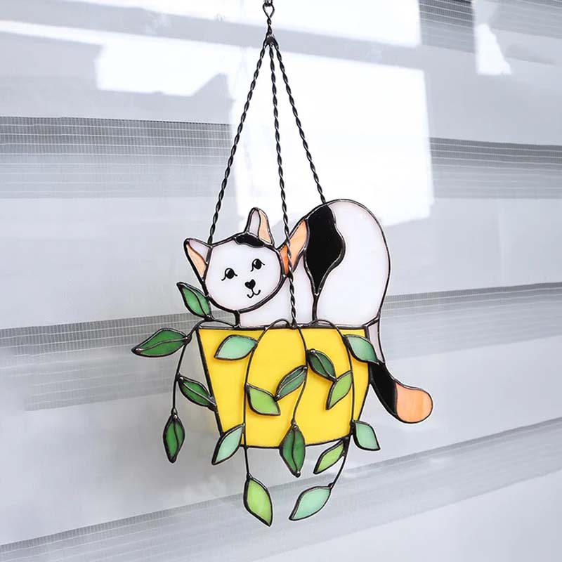 Garduru „Katze im Blumentopf