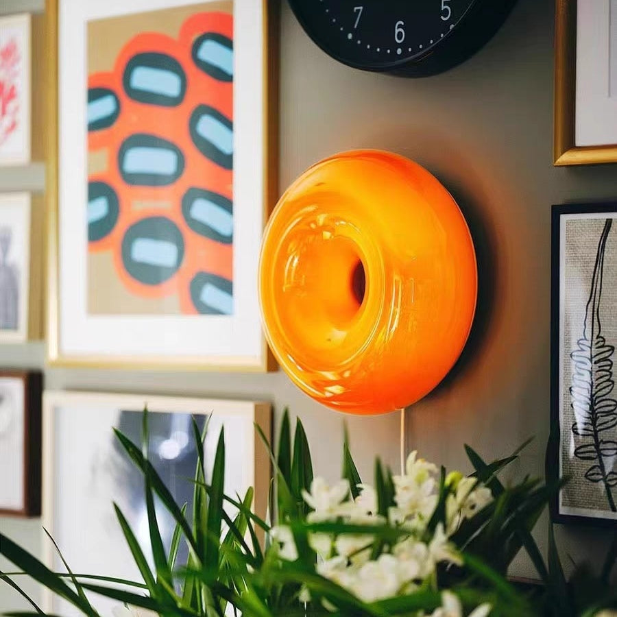 Wandleuchte Moderne Glas Runde Wandleuchte Lampe