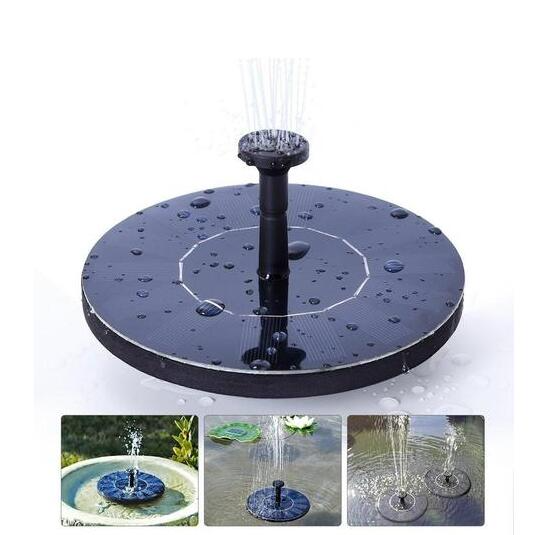 Solarbetriebener Wassersprudler für Vogeltränken – Sprudelbrunnen mit Solarpanel