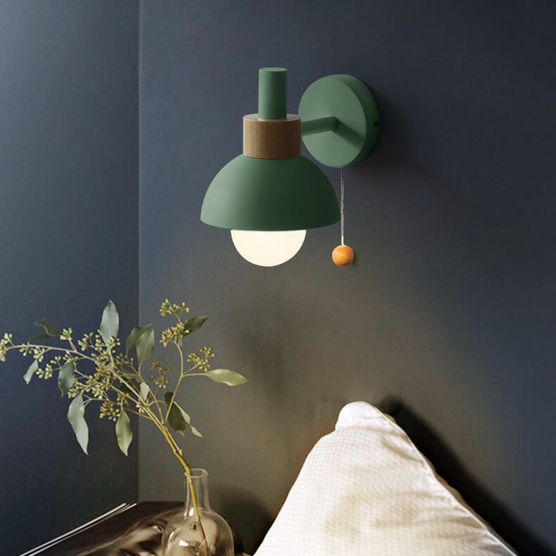 Wandleuchte Modern Bunte Metall-Kugel-Schirm