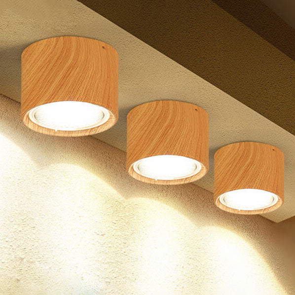 Garduru - Nordischer Zylinderschwenkspot LED Deckenlampe für flache Montage
