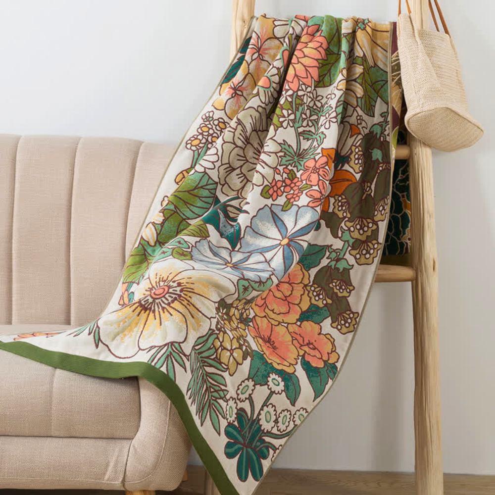 Baumwollene Floral Bade Strandtuch