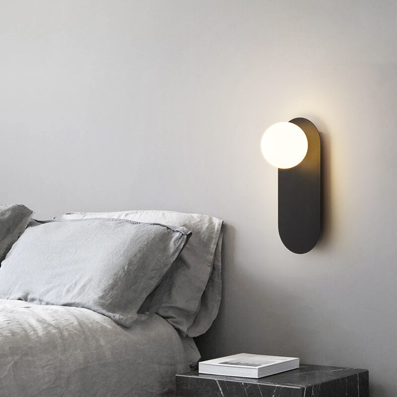 Wandleuchte Modernes Glasglobus Metall Design
