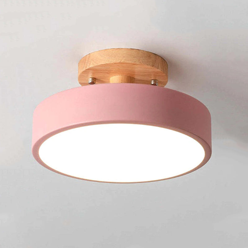 Garduru Holz LED Deckenleuchte – Dimmbar 36W natürliche Eleganz